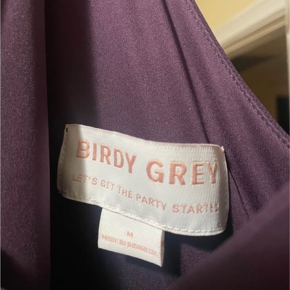 Birdy Grey Plum Bridesmaid Maxi Dress - Picture 4 of 4